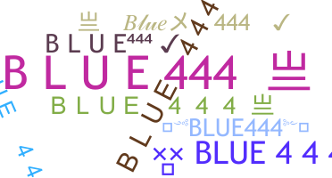 নিকনেম - BLUE444