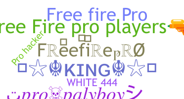 নিকনেম - freefirepro