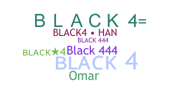 নিকনেম - BLACK4