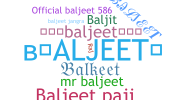 নিকনেম - Baljeet