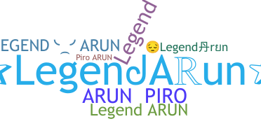 নিকনেম - LegendArun