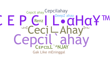 নিকনেম - CepcilAhay