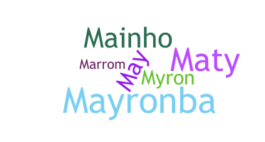 নিকনেম - Mayron