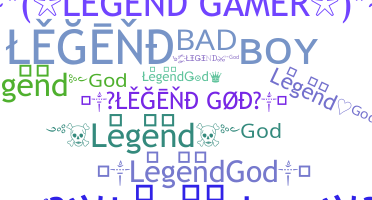 নিকনেম - legendGod