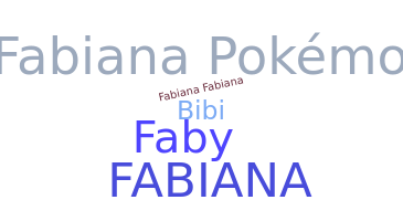 নিকনেম - Fabiana