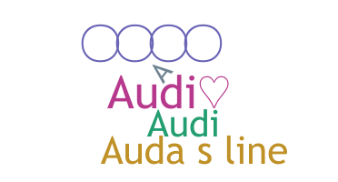 নিকনেম - audi