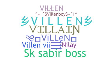 নিকনেম - ViLLeN