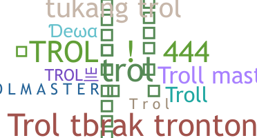 নিকনেম - trol