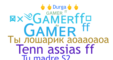 নিকনেম - GamerFF