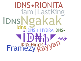 নিকনেম - IDNS