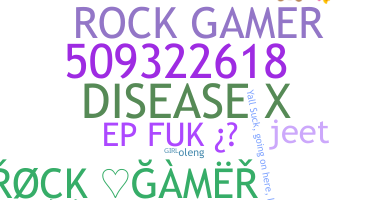নিকনেম - Rockgamer