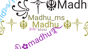 নিকনেম - Madhu