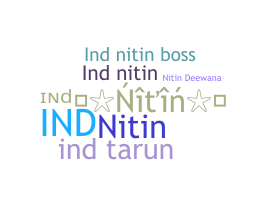 নিকনেম - IndNitin