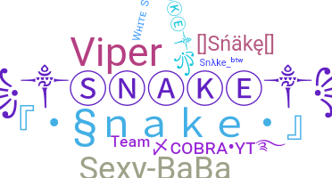 নিকনেম - Snake