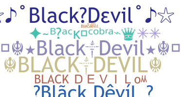 নিকনেম - blackdevil