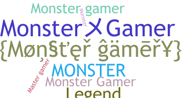 নিকনেম - monstergamer