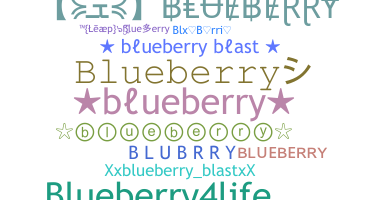 নিকনেম - blueberry