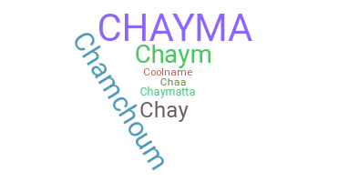নিকনেম - Chayma